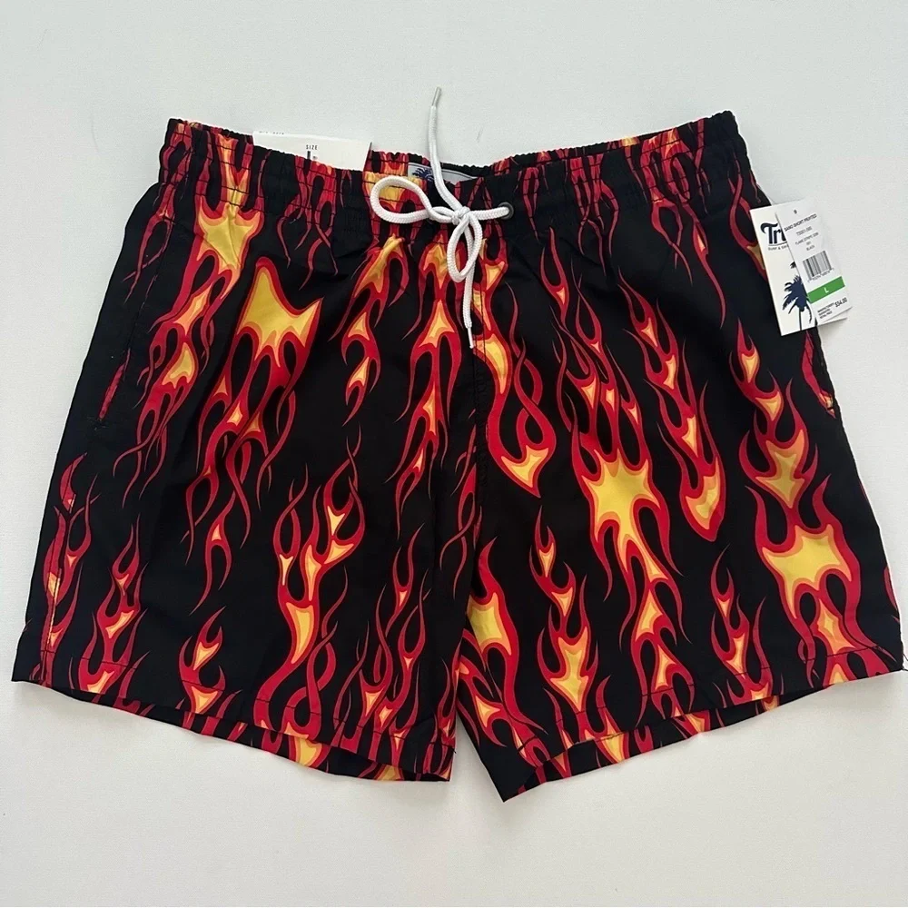 Trunks Surf & Swim Co Sano Short Flame Print Size L Men